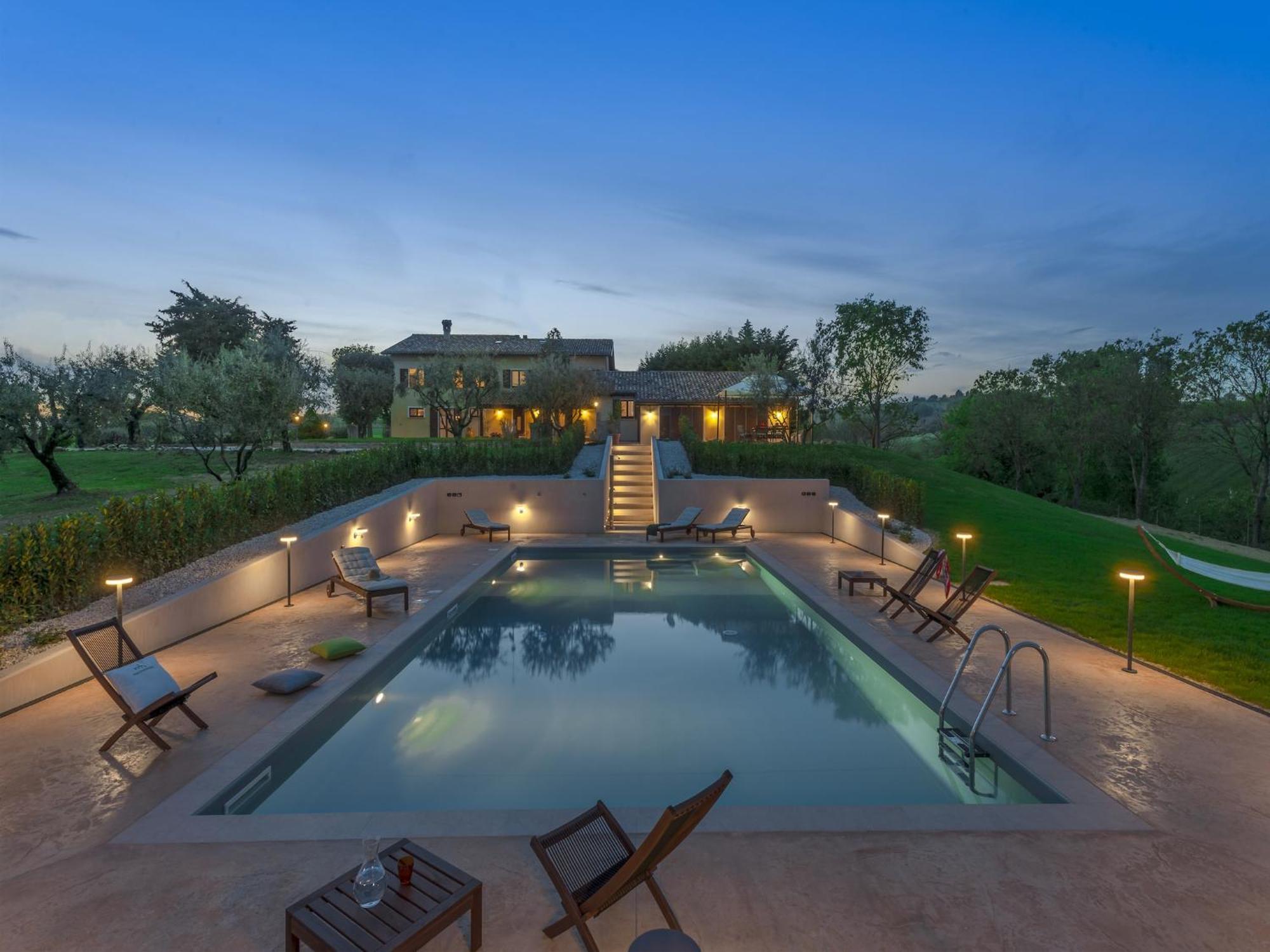 Inviting Holiday Home In San Costanzo With Swimming Pool Zewnętrze zdjęcie